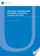 Realismo y naturalismo en España. La novela