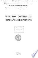 Rebelión contra la Compañía de Caracas