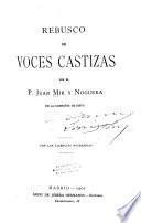 Rebusco de voces castizas