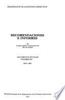 Recomendaciones e informes del Comité Jurídico Interamericano