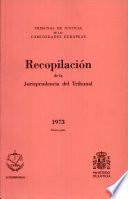 Recopilación de la Jurisprudencia del Tribunal de Justicia y del Tribunal de Primera Instancia