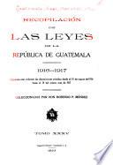 Recopilación de las leyes de la República de Guatemala
