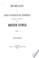 Recopilación de leyes y decretos de Venezuela