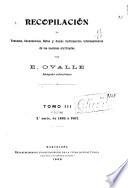 Recopilación de tratados, convenciones, actas y demás instrumentos internacionales de las naciones civilizadas: ser. 3 de 1865 á 1902