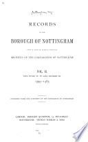 Records of the Borough of Nottingham: 1399-1485