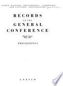 Records of the General Conference of the United Nations Educational, Scientific and Cultural Organization