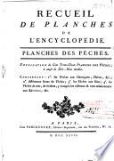 Recueil de planches de l'Encyclopédie