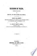 Recuerdos de Toledo, sacados de las obras de Miguel de Cervantes Saavedra. Carta, etc