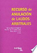 Recurso de anulación de laudos arbitrales