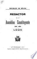 Redactor de la Asamblea Constitucional