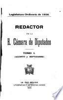 Redactor de la H. Cámara de Diputados (Sesiones reservadas).