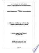 Reducción de la pobreza en Costa Rica