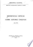 Referencias críticas sobre autores chilenos