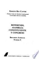 Referendo, Asamblea Constituyente y congreso