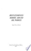Reflexiones sobre abuso de poder