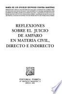 Reflexiones sobre el juicio de amparo en materia civil, directo e indirecto