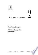 Reflexiones sobre la cultura política colombiana