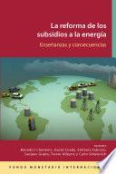 Reforma de los subsidios a la energía