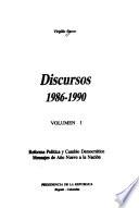Reforma política y cambio democrático. Mensajes de año nuevo a la nación
