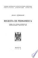 Regesta de Fernando II.