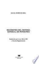 Regímenes del sistema general de pensiones