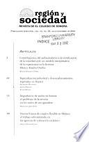 Región y sociedad
