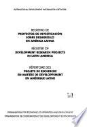 Register of Development Research Projects in Selected European Countries