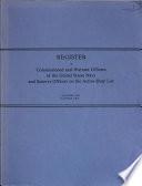 Register of the Commissioned and Warrant Officers of the United States Navy and Marine Corps and Reserve Officers on Active Duty