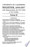 Register of the University of California