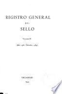 Registro general del sello: Jul. 1480-dic. 1484