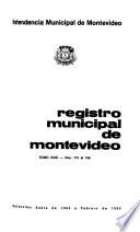Registro municipal de Montevideo