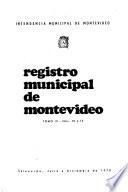 Registro municipal de Montevideo