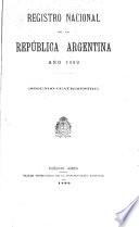 Registro nacional de la República argentina