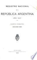Registro nacional de la República Argentina