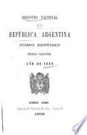 Registro nacional de la República Argentina