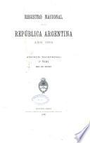 Registro nacional de la República Argentina