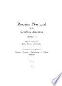 Registro nacional de la República argentina