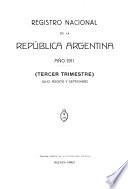 Registro nacional de la República Argentina