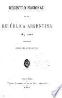 Registro nacional de la República Argentina