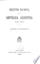 Registro nacional de la República Argentina