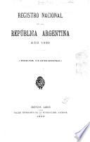 Registro nacional de la República argentina