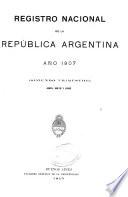 Registro nacional de la República Argentina
