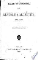 Registro nacional de la República argentina