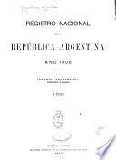 Registro nacional de la República argentina