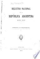Registro nacional de la República argentina