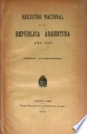Registro nacional de la República Argentina