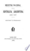 Registro nacional de la República argentina