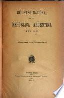 Registro nacional de la República Argentina