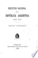 Registro nacional de la República Argentina