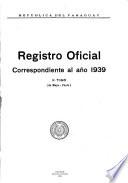 Registro oficial correspondiente al año de ...